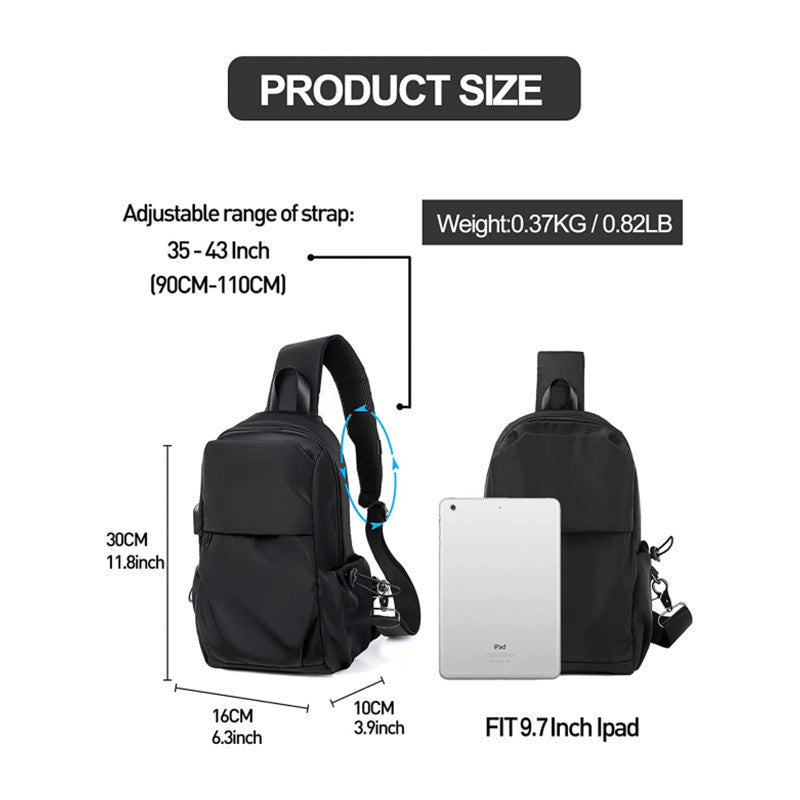 Mini-Tec™ Ultra Light Crossbody Bag | USB Charging